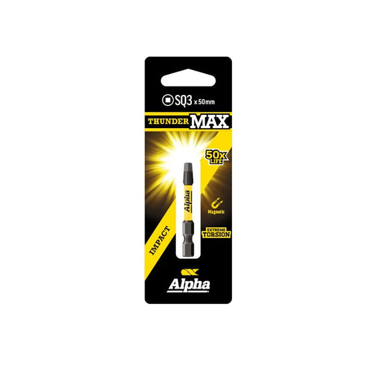 ThunderMax SQ3 x 50mm Impact Power Bit