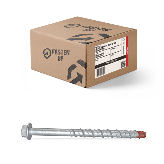 Screw Bolt Contractor Gal 10 x 150mm - Pack 5
