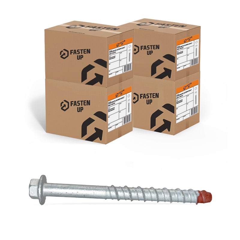 Screw Bolt Contractor Gal 10 x 150mm - Box 25