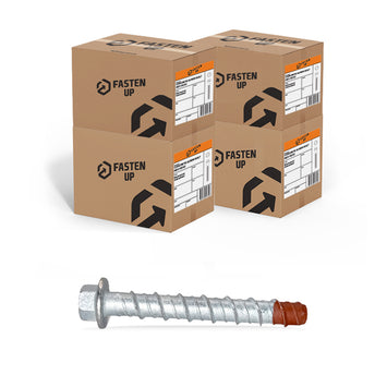 Screw Bolt Contractor Gal 12 x 75mm - Box 25