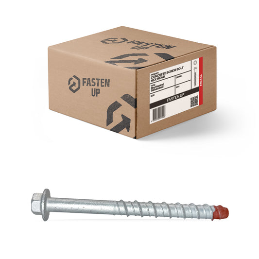 Screw Bolt Contractor Gal 12 x 150mm - Pack 5