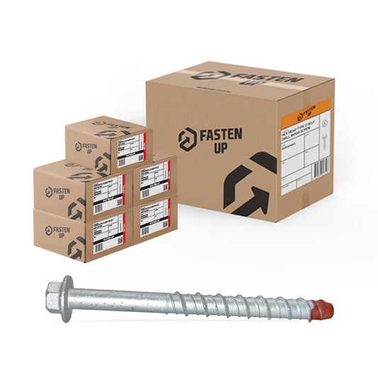 Screw Bolt Contractor Gal 12 x 150mm - Carton 100