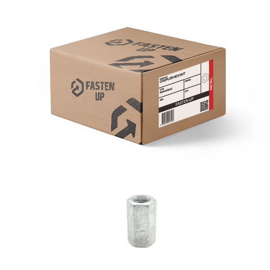 M20 x 60mm Coupling Nuts Gal - Box 25
