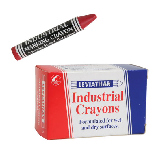 Dy-Mark Leviathan Industrial Crayons - Dark Red - Box of 12