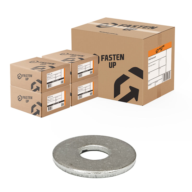 Extra Large Flat Washers M8 x 22 Gal - Carton 800