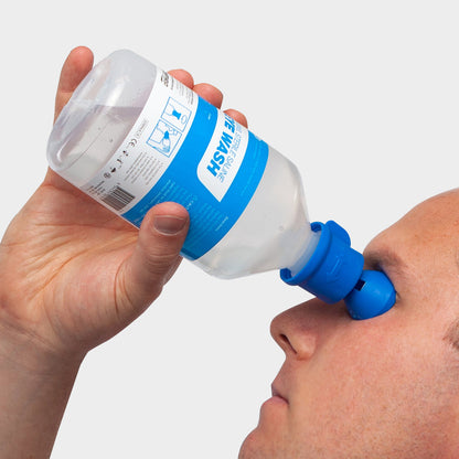 FastAid Flow Emergency Eye Wash Station, Plastic Wall Mount