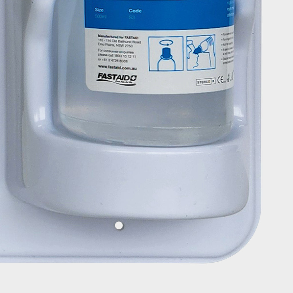 FastAid Flow Emergency Eye Wash Station, Plastic Wall Mount