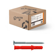 10 x 140mm Pozi CSK Head Frame Anchor Zinc -Box 50