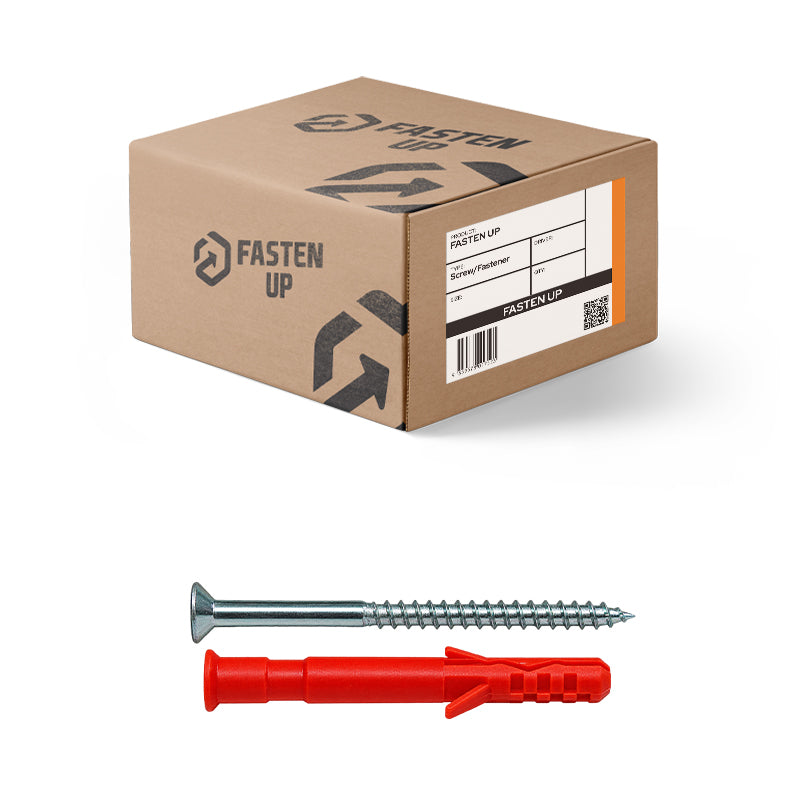 10 x 140mm Torx CSK Head Frame Anchor Zinc -Box 50