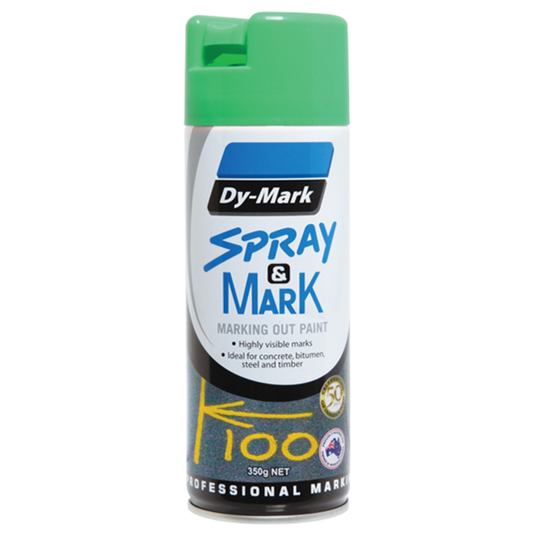 Dy-Mark - Spray & Mark - Marking Out Paint - Green