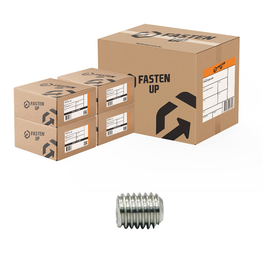M12 x 50mm Grub Screws Stainless - Carton 200