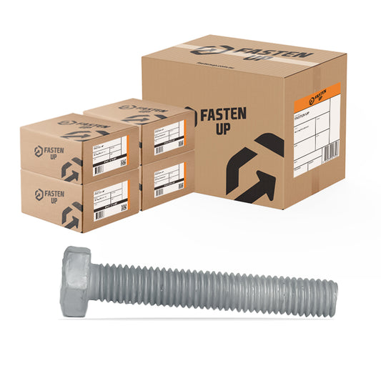 M10 x 20mm Hex Bolts Full Thread Gal - Carton 200