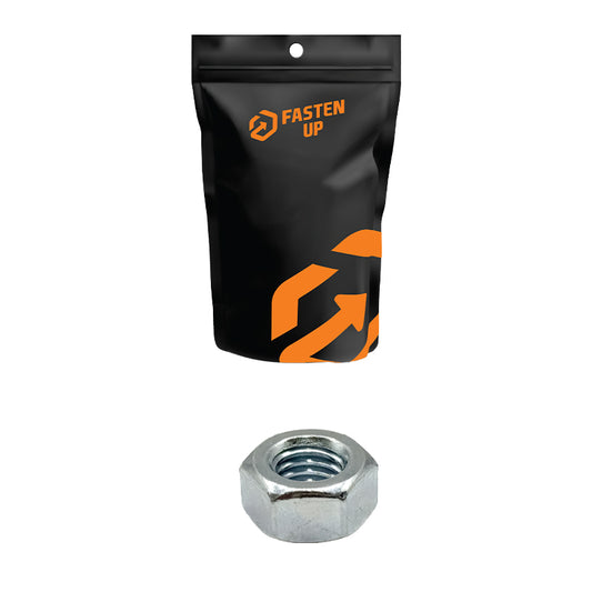 M16 Hex Nuts Grade 8 Zinc Plated Pack of 25