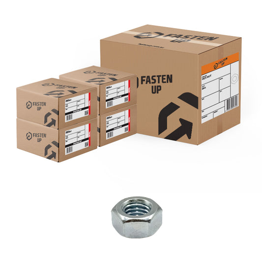 M6 Hex Nuts Grade 8 Zinc Plated Carton 2000