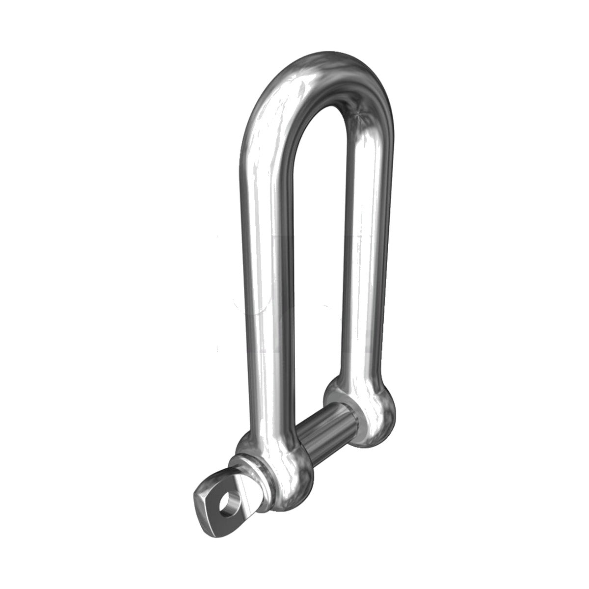 316 Long D Shackle M6 x 48 - Box 10