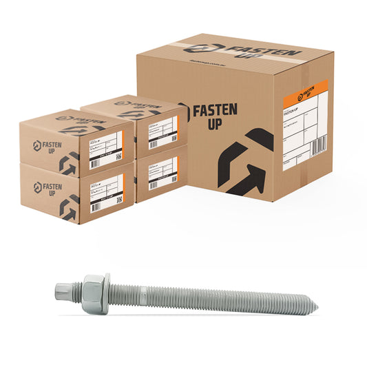 Chemical Anchor Stud 12 x 160mm GAL - Carton 40