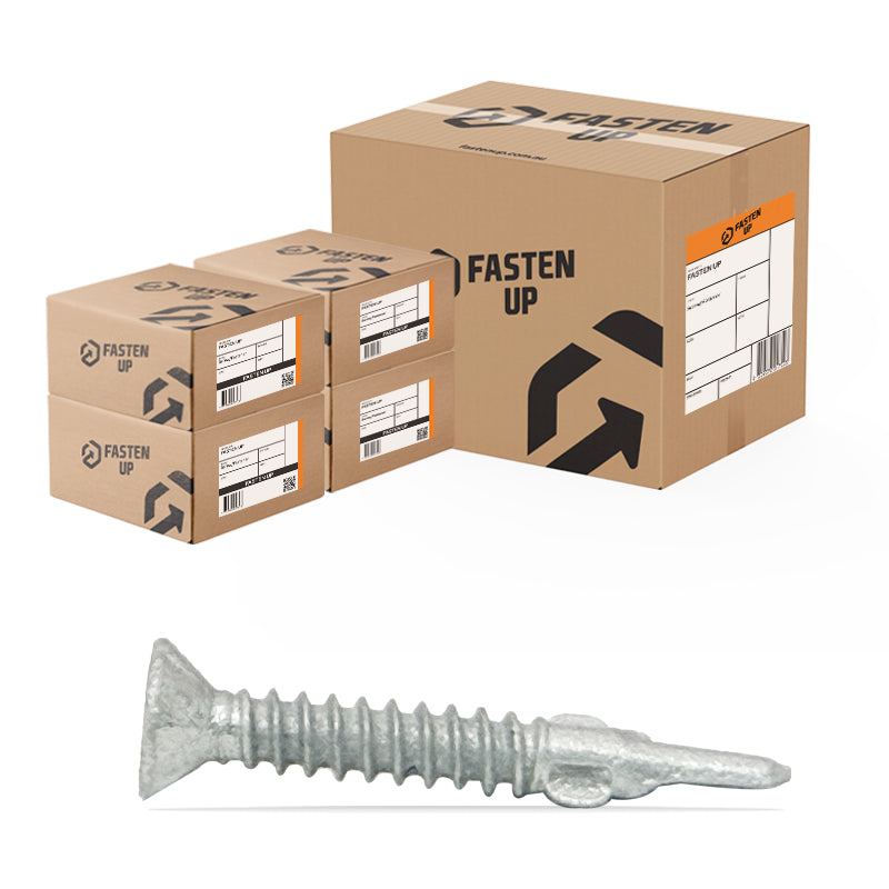 10G x 45mm Metal Wing Tip Decking Screws - Carton 2000