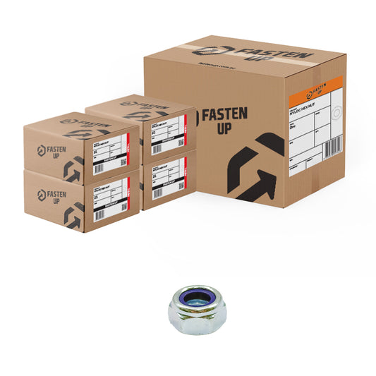 M10 Nylock Nuts Grade 8 Zinc Carton 800