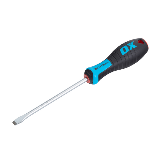 OX Pro Flared Flat Head Screwdriver 125×6.5mm