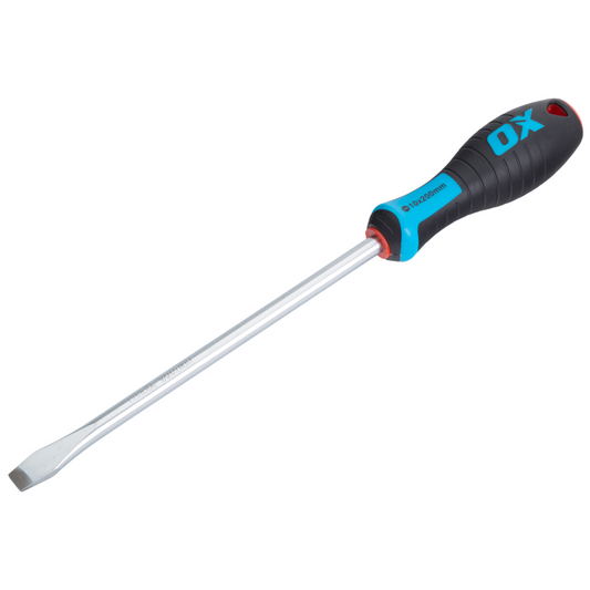 OX Pro Flared Flat Head Screwdriver 200×10mm