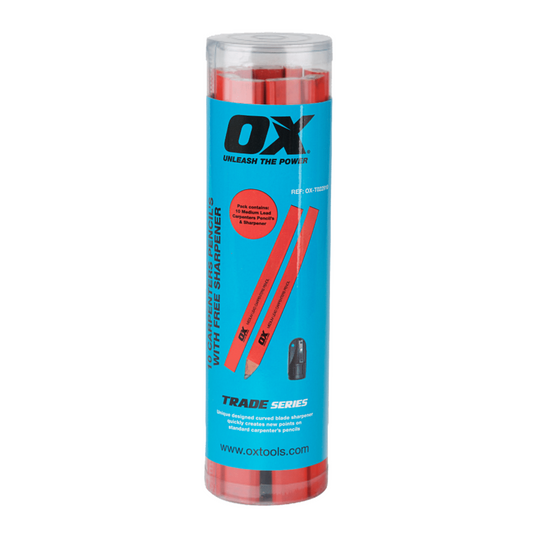 OX Trade Carpenters Pencils – Medium - 10 Pack