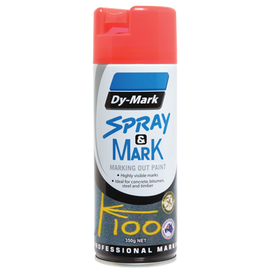 Dy-Mark - Spray & Mark - Marking Out Paint - Orange