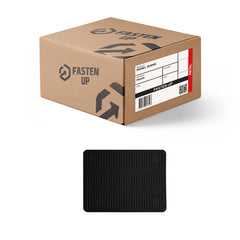 Plastic Packing Shims - Panel Shim Half - 75 x 10mm - Black - Pack 40