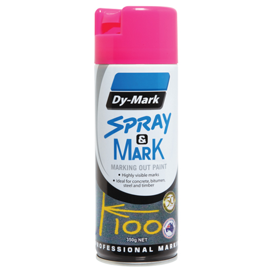 Dy-Mark - Spray & Mark - Marking Out Paint - Pink