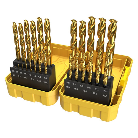Alpha 25 Piece | Alpha Gold Series Metric Tuffbox Pro Drill Set