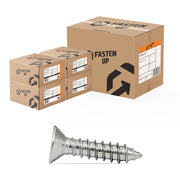 8g x 13mm (1/2") Self Tapping Screws CSK 304 - Carton 4000