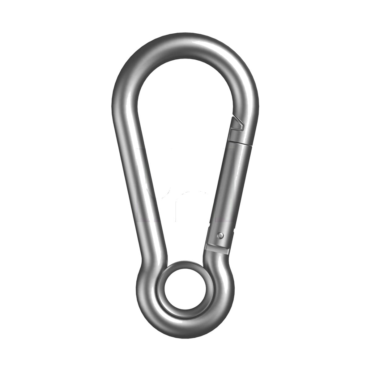 316 Spring Hook with Eye M8 x 80mm - Box 10