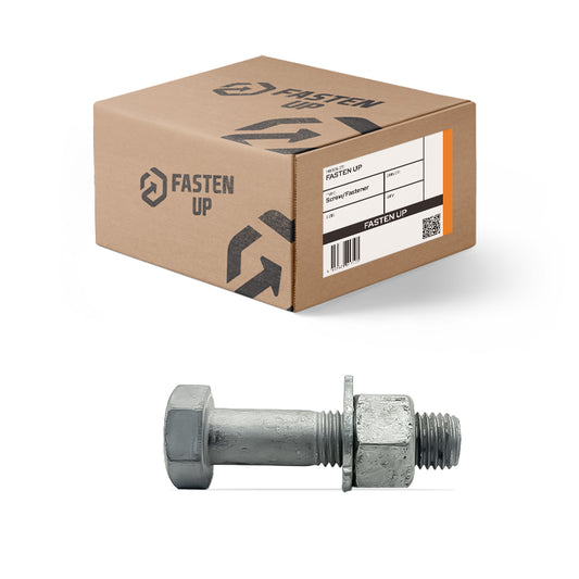 M16 x 200mm Structural Bolts Gal - Box 25