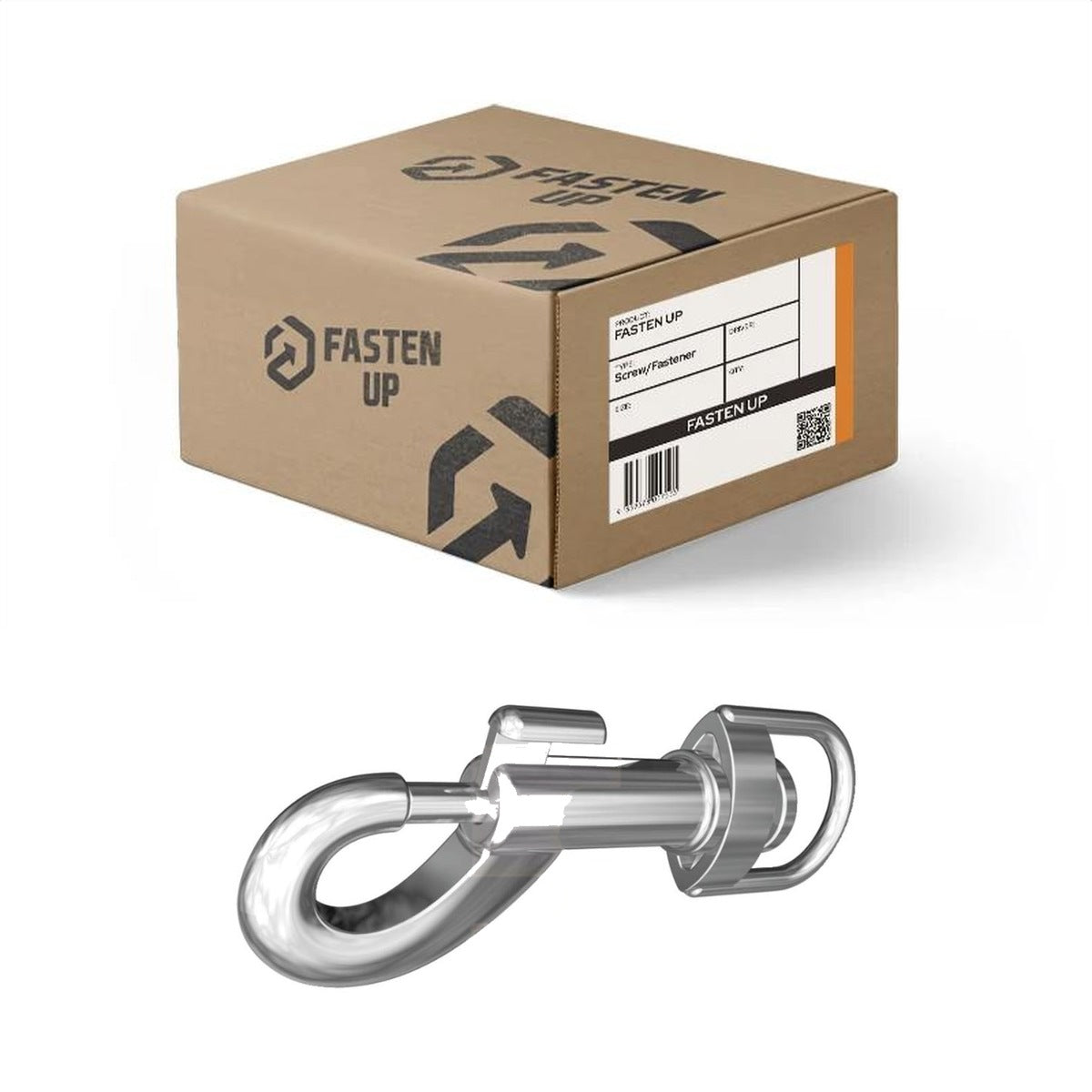 316 Swivel Eye Snap Hook 12 x 76mm - Box 10