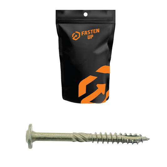 18G x 250mm Landscape Screw Large Washer Torx - Pack 10