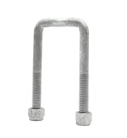 M12 x 52 x 110mm Square U Bolt Kit Gal - Box 25