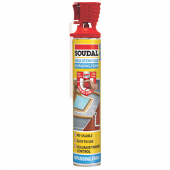 Soudal Genius Gun Flexible Expanding Insulation Foam 750ml Blue