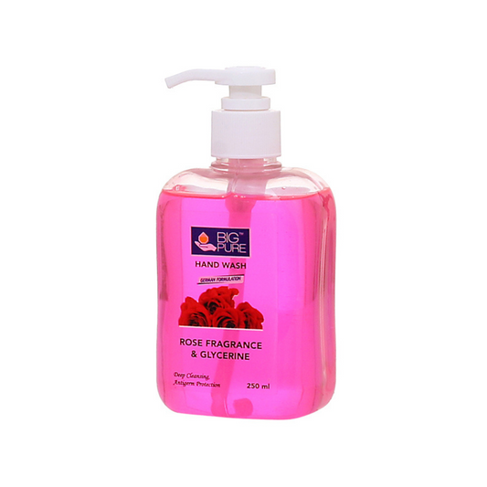 Big Pure Liquid Hand Wash Soap Rose Fragrance & Glycerine 250ml