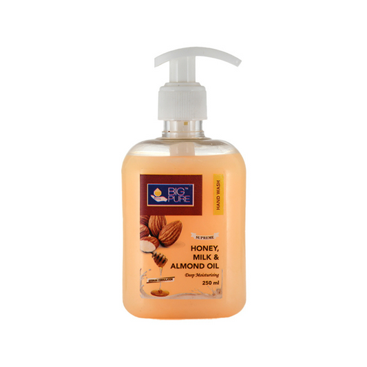 Big Pure Liquid Hand Wash Soap Honey Milk & Almond Oil 250ml