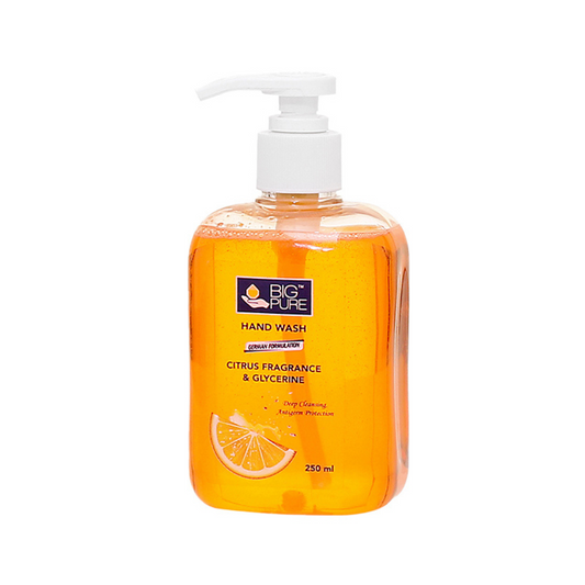 Big Pure Liquid Hand Wash Soap Citrus Fragrance & Glycerine 250ml