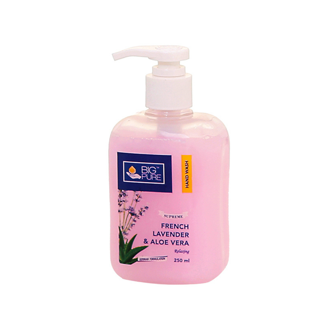Big Pure Liquid Hand Wash Soap French Lavender & Aloe Vera 250ml