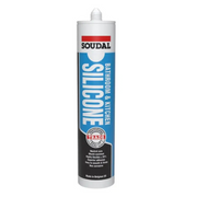 Soudal Trade Bathroom and Kitchen Silicone Clear 300ml