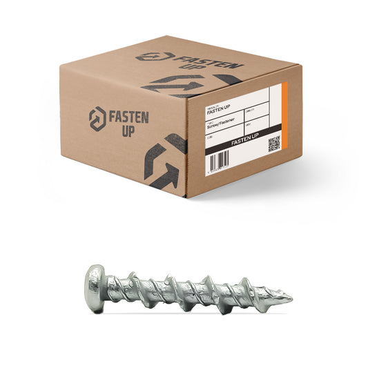 Screw Dogs Masonry GAL SQ32mm - Box 500