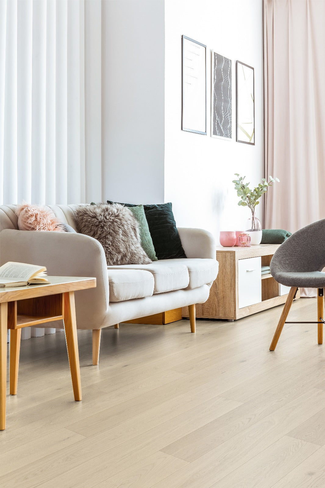 Engineered Timber Flooring - Sand - 1900 x 190 x 14/3mm