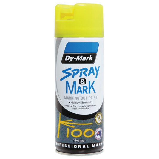 Dy-Mark - Spray & Mark - Marking Out Paint - Yellow