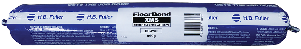 H.B. Fuller FloorBond XMS Timber Flooring Adhesive 960g sausage