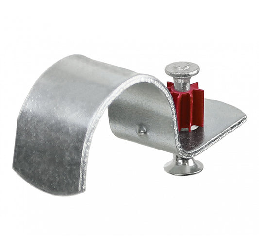 PX Drive Pin with Metal Conduit Clip 8 X 25mm - 25 pack