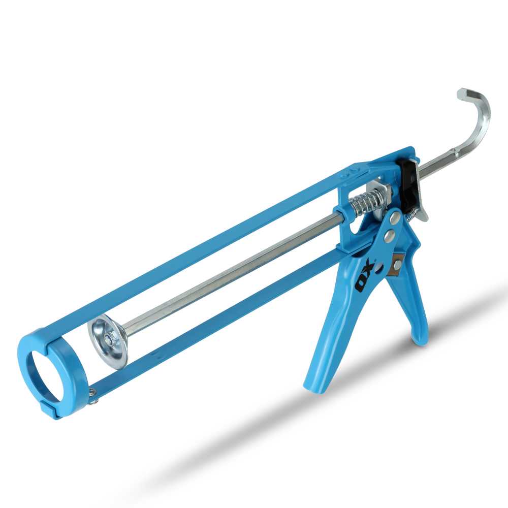 10-Ounce Skeleton Caulk Gun | 10:1 Thrust Ratio